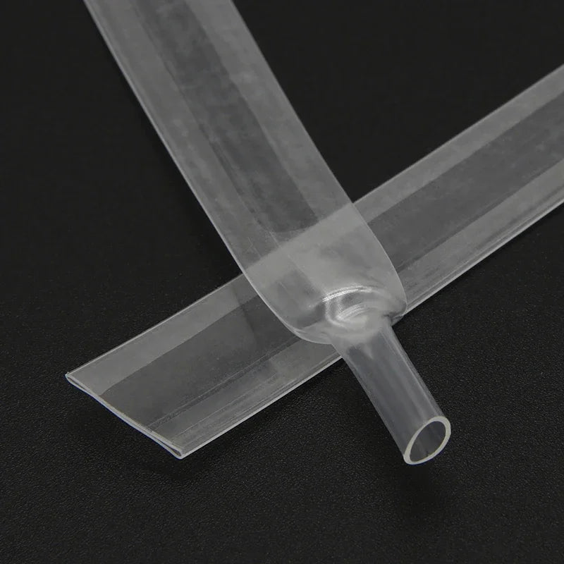 1 Meter Clear Dia 1 2 3 4 5 6 7 8 9 10 12 14 16 20 25 30 40 50 mm Heat Shrink Tube 2:1 Polyolefin Thermal Cable Sleeve Insulated