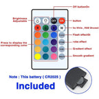 3.28ft-100ft USB LED Strip Light APP Control with 44 Key Remote Control RGB 3535 Ribbon Lamp TV Backlights Game Room Home Decor