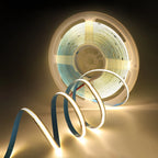 DC 12V 24V COB Strip 320Leds/M High Density RA90 White Pink Yellow Ice Blue Red Green Flexible Ribbon Rope LED Light