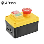 YH02A D-2 120V/250V 16A Electromagnetic Push Button Switch Emergency stop Switches for Electric Tools and Machine Tool Equipment