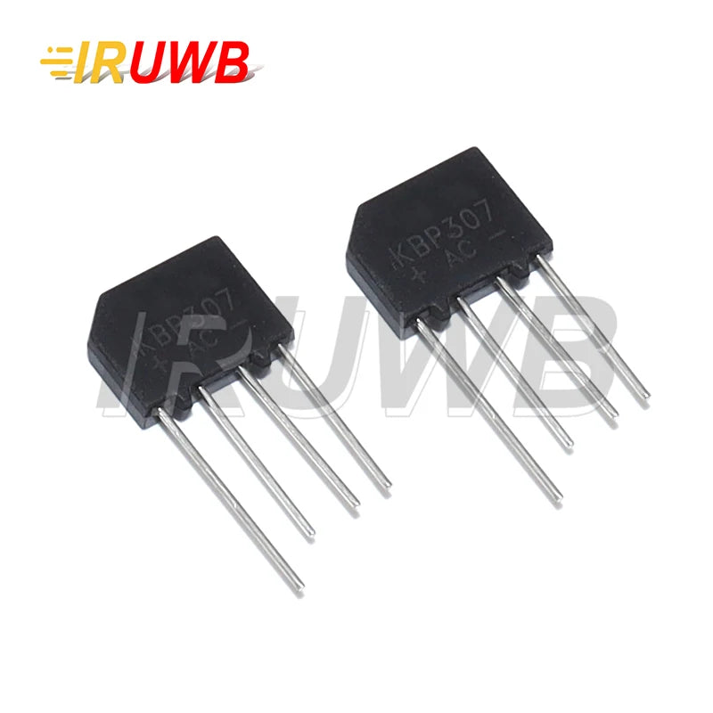 10PCS Diode Bridge Rectifier 3A 700V KBP307 DIP4 Power Diode Electronica Componentes Set Immersion Kit Throught Hole