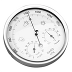 ABJN-Portable Digital Indoor Hygrometer Weather Thermometer Barometer Wall Hanging For Home Decor 132MM Use