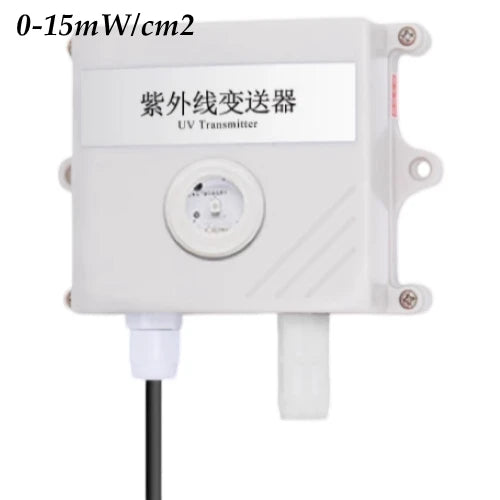 UV Light Intensity Meter Ultraviolet Sensor 4-20mA RS485 0-5V 10V Solar UV Sensor Detector Illuminance Sunshine Transmitter