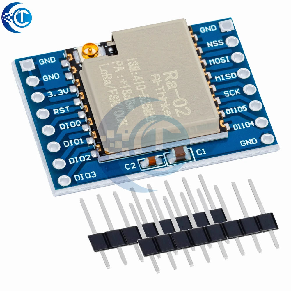 433MHZ SX1278 LoRa Module 433M 10KM Ra-02 Wireless Spread Spectrum Transmission Board 2.4G IPX Antenna for Smart Home