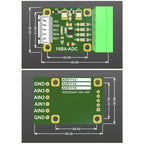 KDT1115DAC-001 ADS1115 16-Bit Precision ADC Module 4-Channel I²C Sampling, Compatible with ADS1113/ADS1114