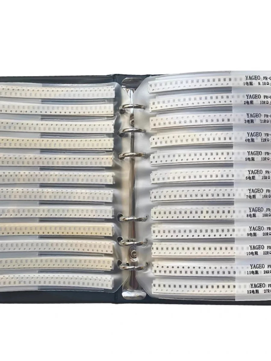 0402 0603 0805 1206 1210 5% SMD Chip Resistor Sample Book 0R-10M 170 Values SMT Resistance Kit 100R 1K 10K 100K ohm