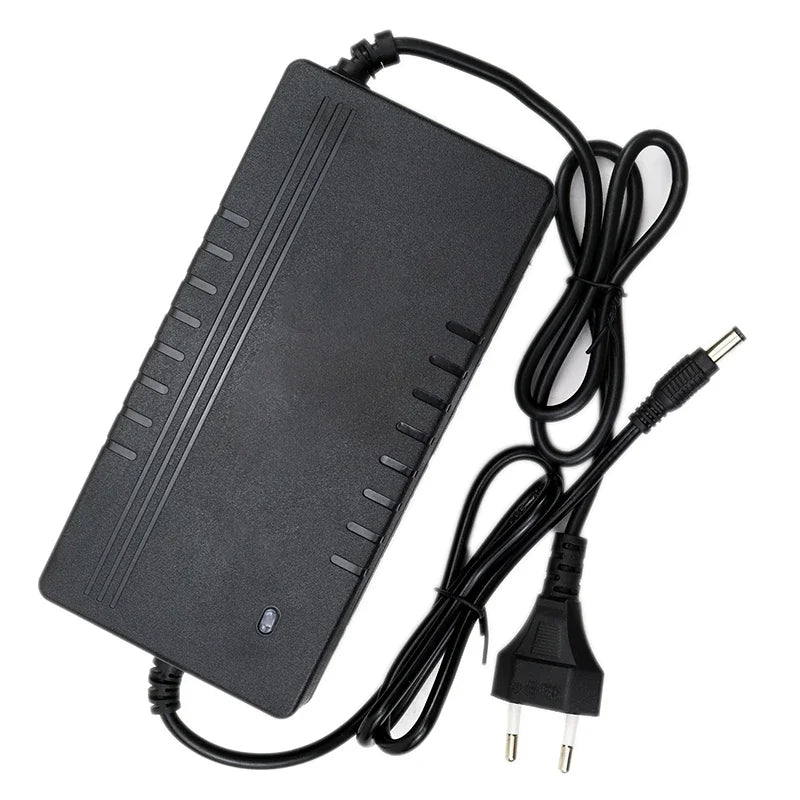 72V 60V 2A/3A/5A 20S 16S 18650 Lithium Battery Charger DC 5.5*2.1mm, Multiple Plug Options, Intelligent Charger EU/US/UK/AU