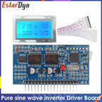 5V DC-AC Pure Sine Wave Inverter SPWM Driver Board EGS002 12Mhz Crystal Oscillator EG8010 Module IR2113 Driving LCD Module