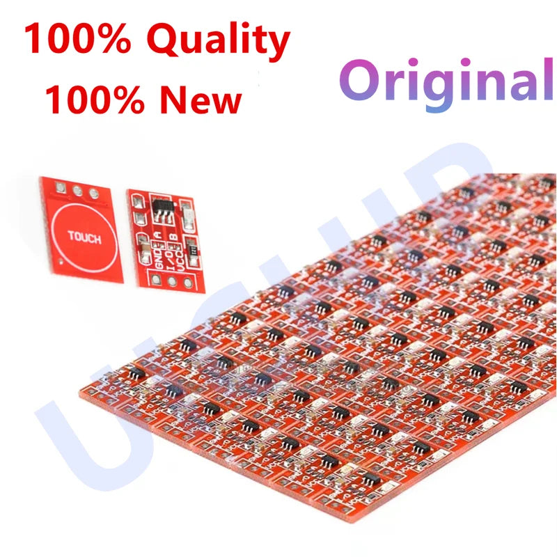 20-1000PCS/LOT NEW TTP223 Touch Button Module Capacitor Type Single Channel Self Locking Touch Switch Sensor for Arduino XCW