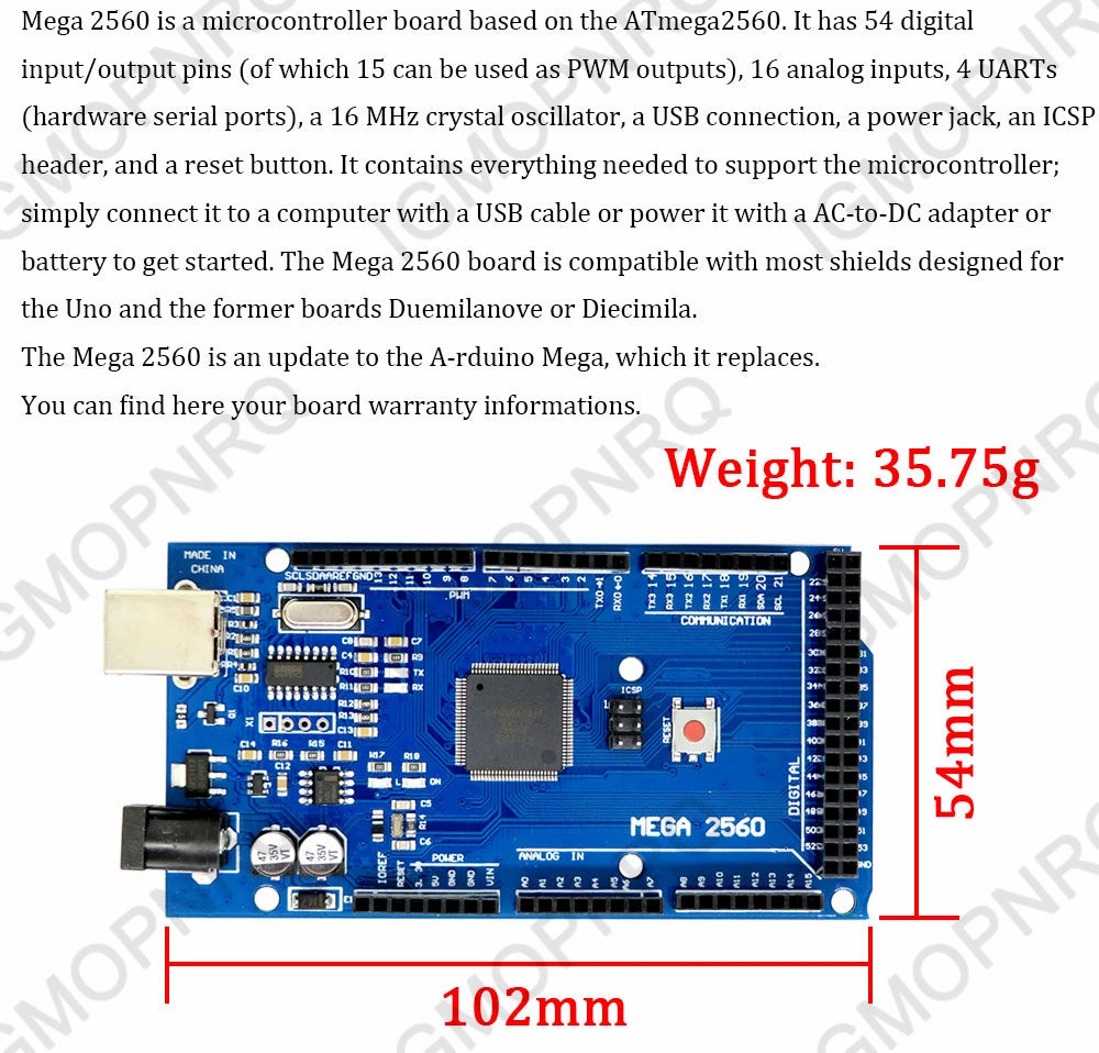 3D Printer kit 1pc Mega 2560 R3 + 1pc RAMPS 1.4 control panel+ 5pcs A4988/DRV8825 Stepper Motor Drive Carrier Reprap