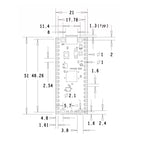 Raspberry Pi Pico Board RP2040 Dual-Core 264KB ARM Low-Power Microcomputers High-Performance Cortex-M0+ Processor