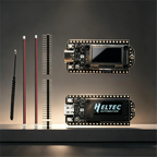 Meshtastic Heltec Wifi LoRa 32 V4 Dev-Board with 0.96inch OLED ESP32 SX1262 GPS Solar Powered Low Power WiFi BLE for Arduino IoT