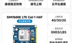 SIM7600G-H 4G HAT SIM7600 series 4G IoT module industrial grade dial-up internet access for making phone calls，SIM7600CE 4G HAT