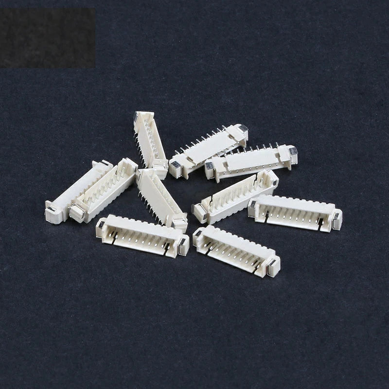 10pcs/50PCS MICRO JST 1.25 Connector 1.25mm Pitch SMD Horizontal Vertica Straight Socket Pin Header 2/3/4/5/6/7/8/9/10/11/12P