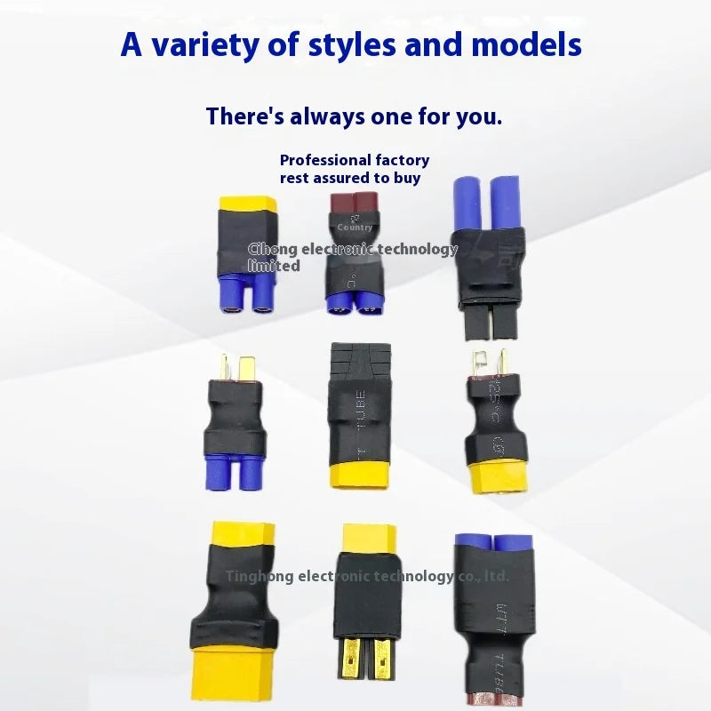 5pcs/lot Adapter Xt30 Xt60 Xt90 T Plug Deans Ec5 Ec3 Female To Male Hxt 4mm Connectors Plug Rc Lipo Battery Control Parts Diy