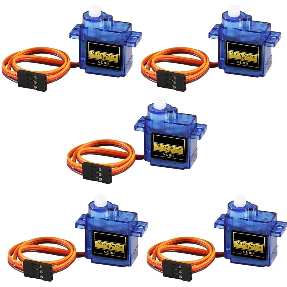 5/10Pcs SG90 Servo Motor Micro Servo 9G Servo Motor for RC Robot Arm Helicopter Airplane Remote Control For Rc Planes Fixed wing
