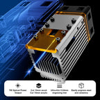 NEJE 7W Diode Laser Engraver Cutting Module Kit Professional DIY Enjoyment - FAC technolog 15mm Wood Depth Engraving