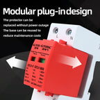 GTRIC House Lightning Surge Protector AC SPD 1P 2P 3P 4P 40KA 60KA 220V 385V AC Protective Low-voltage Arrester Device