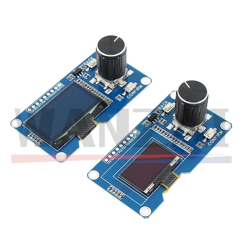 0.96 inch 1.3 inch OLED display screen combined with EC11 rotary encoder module 3.3-5V IIC interface