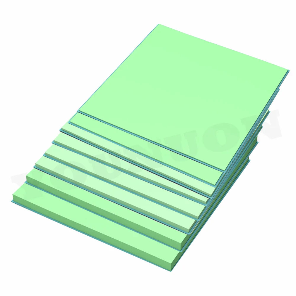 YOUNUON 100x100mm 0.5mm 1mm 1.5mm 2mm 3mm 4mm 5mm tichkess Thermal Pad CPU Heatsink Pad Cooling Conductive Silicone Thermal