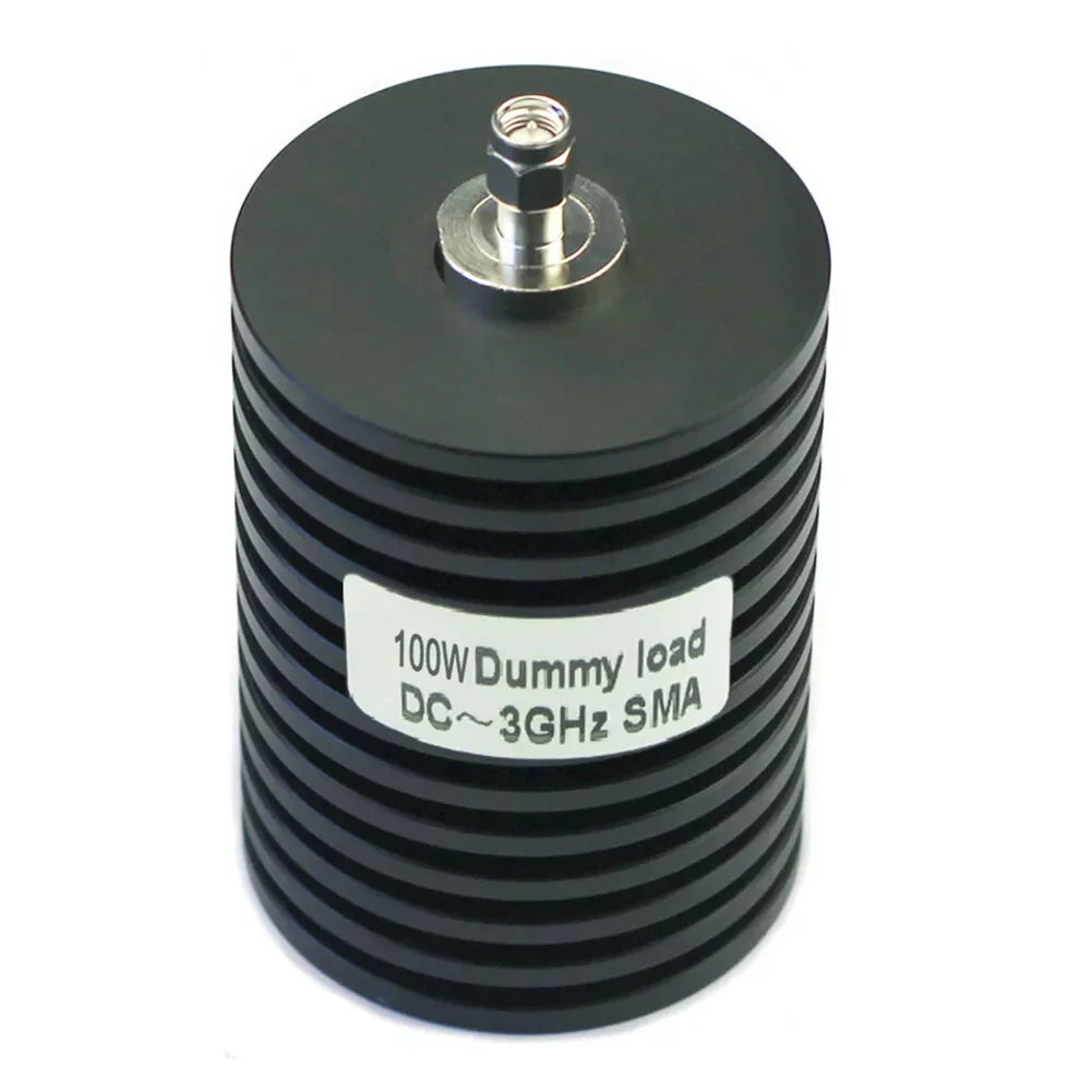 RF Coaxial Dummy Load Resistor SMA Male Plug Connector 5-100W 50Ω DC-3GHz Round 5W 10W 25W 50W 100W Electrical Equipment