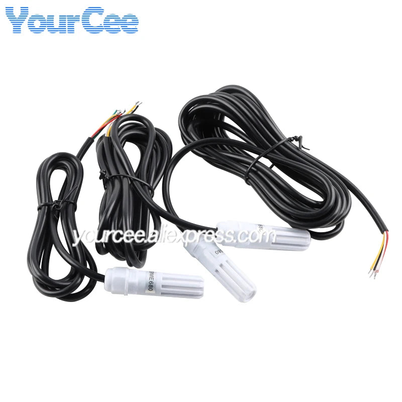 Temperature Humidity Atmospheric Pressure Gas Sensor Module Probe Connecting Cable SHT20 SHT30 AHT10 BMP180 BMP280 BME280 SGP30