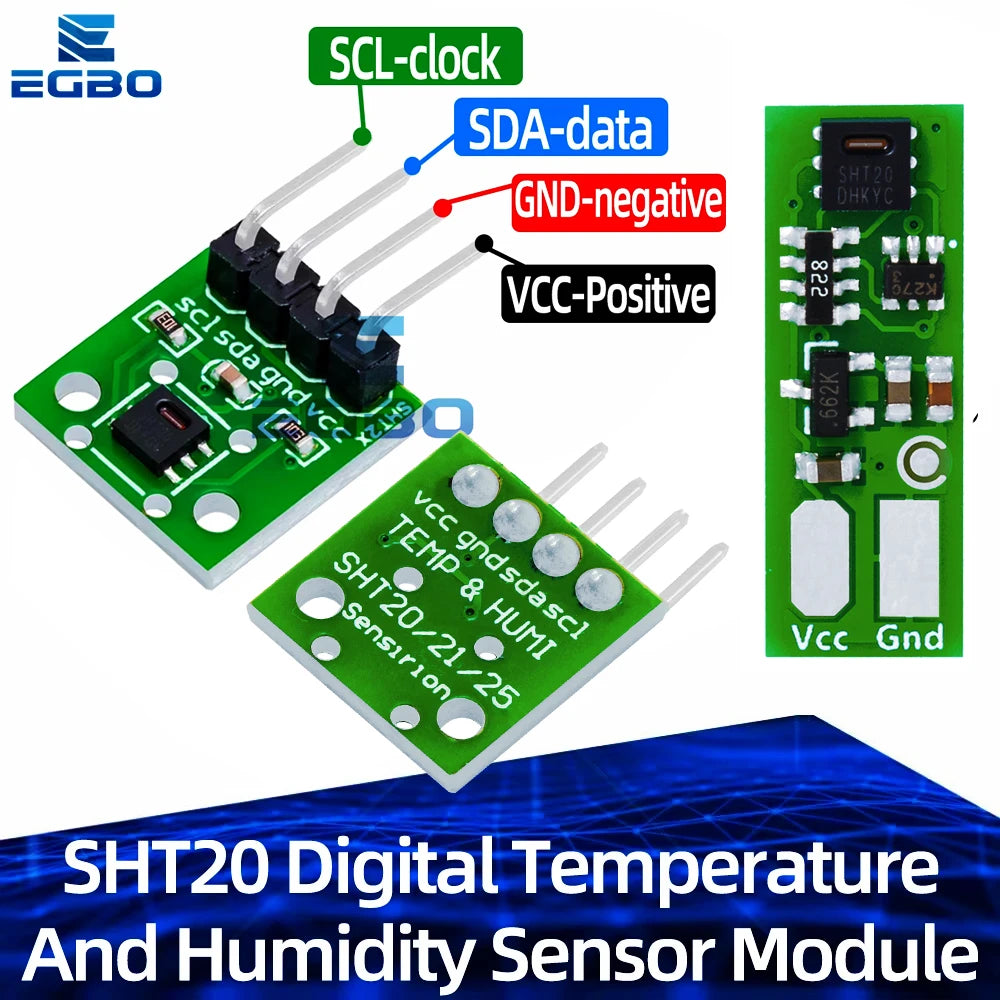 1~10PCS SHT20 Digital Temperature And Humidity Sensor Module Measurement I2C Communication For Arduino