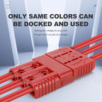2pcs 3 pole 50A 75A 175A Battery Charging Connector Quick Connect Power Plug 600V Forklift Electrical Wire Cable Connectors