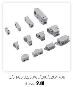 1PC 225 Series Fixed Modular Wire Connectors Compact Splicing Lighting Push-in Multi Link Terminal Block 1 In Multiple Out