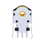 TTC 7/8/9/10/11/12/13/14/15/16mm Rotary Mouse Scroll Gold Wheel Encoder With 1.74mm Hole Mark,20-40g Force For PC Mouse