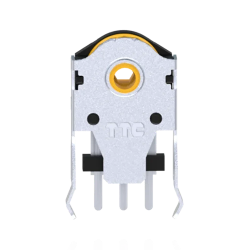 TTC 7/8/9/10/11/12/13/14/15/16mm Rotary Mouse Scroll Gold Wheel Encoder With 1.74mm Hole Mark,20-40g Force For PC Mouse