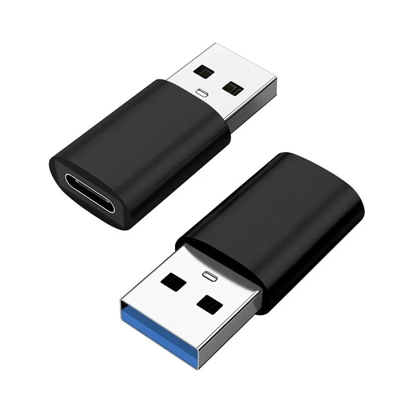 Type-c Female To USB 3.0 Male Adapter Charging Data Cable Connector For iPhone Samsung Huawei Phone Ipad Laptop USB-C Earphone
