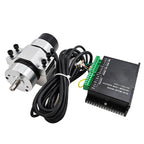 48V 500W ER11 Brushless Spindle+57MM Clamp with Screws+ 48V Brushless Motor Driver+ER11-10mm Built in HALL Sensor