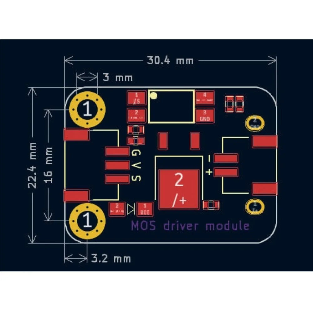 PWM MOS Driver Module With Optocoupler Isolation 5-12V High Power Load Control PH2.0 Connector for Arduino ESP32 Raspberry Pi Ma