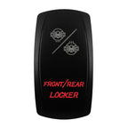 Red Led Light Rocker Switch 12V/24V SPST DPDT Toggle Switch ON OFF/ ON OFF ON Backlight Latching / Momentary Dash Panel Control