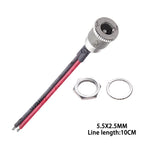 DC099 5.5 x 2.1mm/5.5x2.5mm DC power outlet male female connector adapter with 10cm/20cm Cable  5.5*2.1