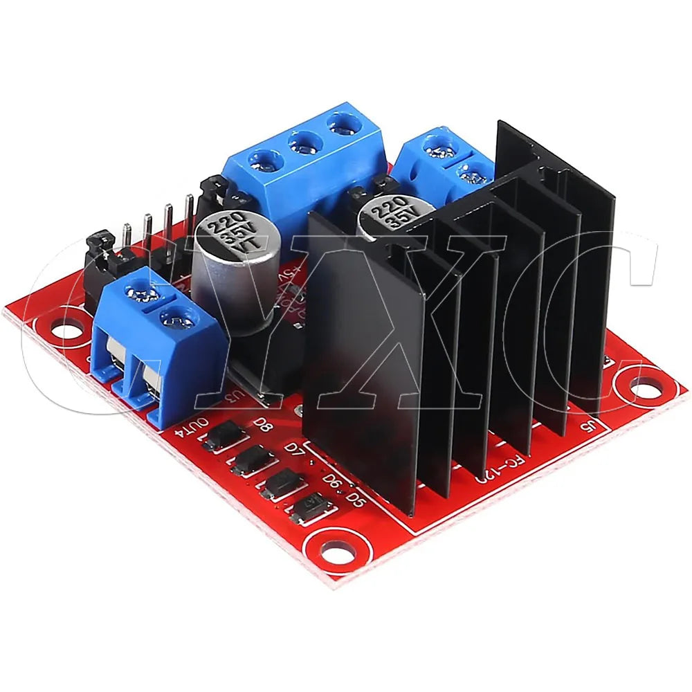 L298N DC Motor Driver Module L298N Stepper Motor Smart Car Robot Breadboard Peltier High Power L298 DC Motor Driver for Arduino