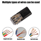 1/2/3 Way Quick-Connect Terminal Electrical Connector Strip Terminal Car Wire Cable Connection Sealed Dustproof Wire Auto Wiring
