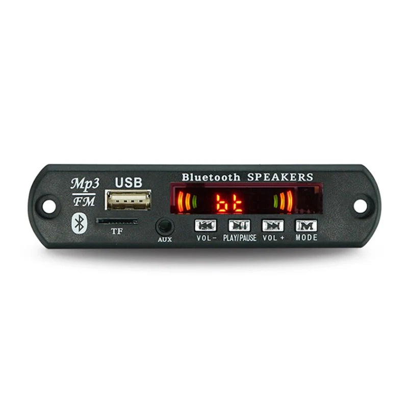 * New Sale Wireless Bluetooth 5.0 5V MP3  Board Car Audio USB TF FM Radio Module MP3 Player with Remote Control