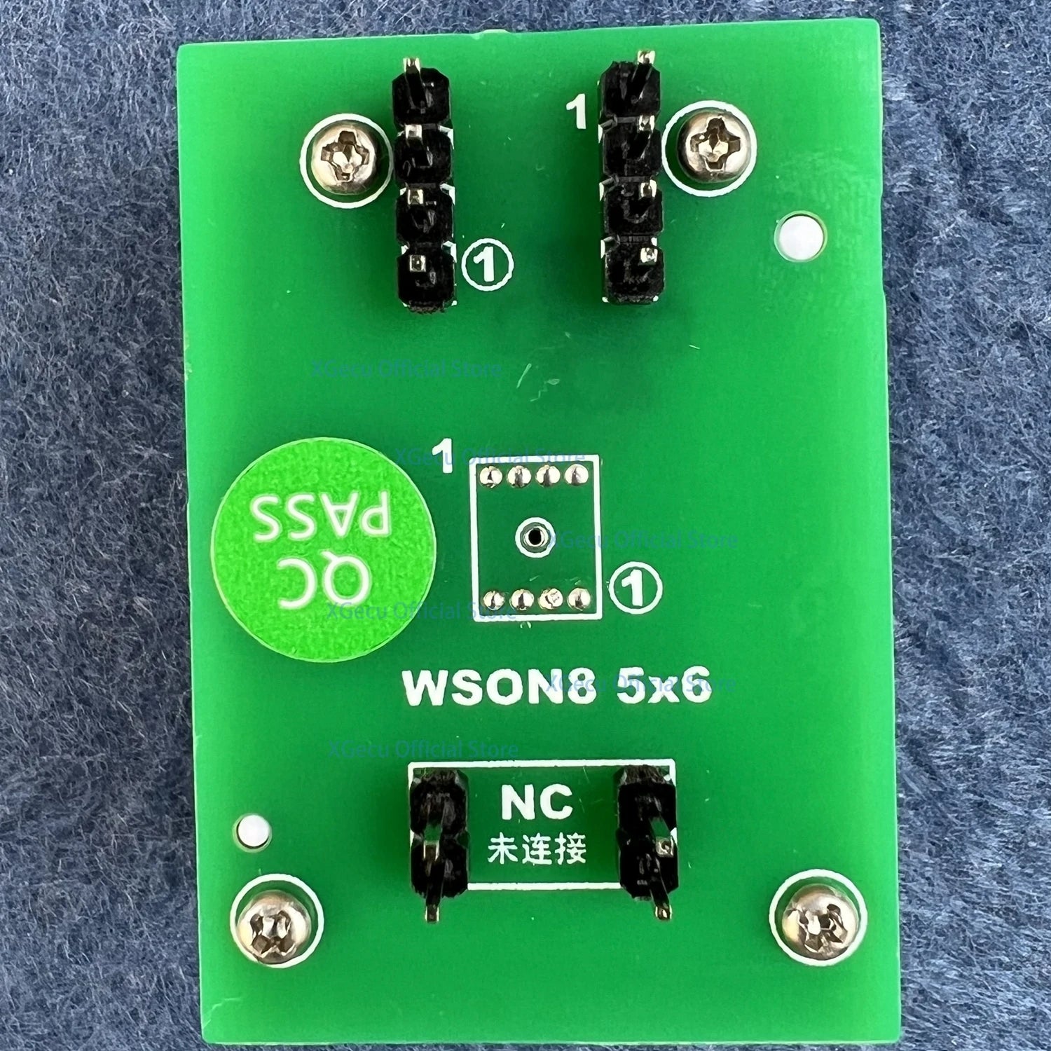 XGecu QFN8 WSON8 DFN8 5X6 or 6X8 IC Socket universal adapter for SPI NAND NOR Flash MLF8  MLP8 SON8 with High-end Spring Probe