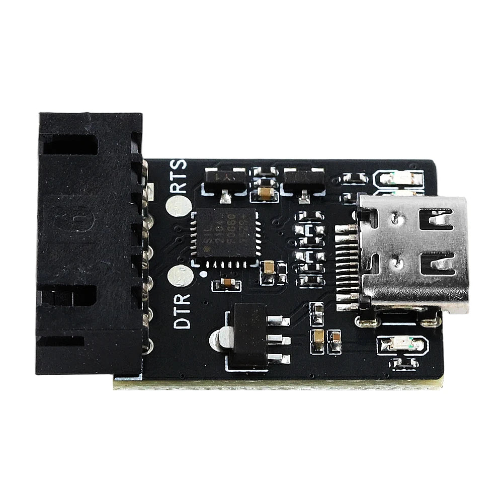 CH9102F CP2104 Downloader Module Chip Program Burning for ESP32 MINI 7Pin TYPE-C USB to UART RS232 RS485 Serial Port Download