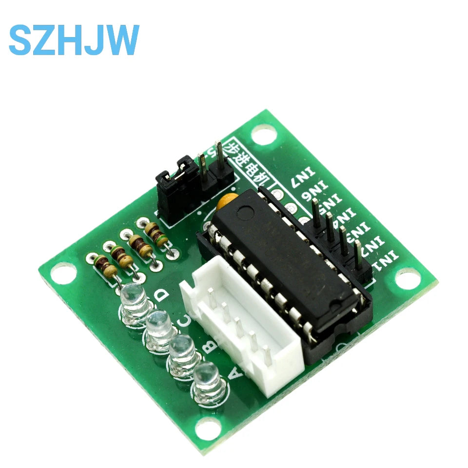 5V 28BYJ-48 Stepper Motor with ULN2003 Driver Board Test Module for Arduino Uno R3 Mega PIC MCU 4-Phase Step Motor DIY Kit