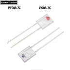 IR908-7C PT908-7C Photodiode Receiving Tube Infrared Pair Tube Side Photoelectric Crystal Infrared Transmitting Tube