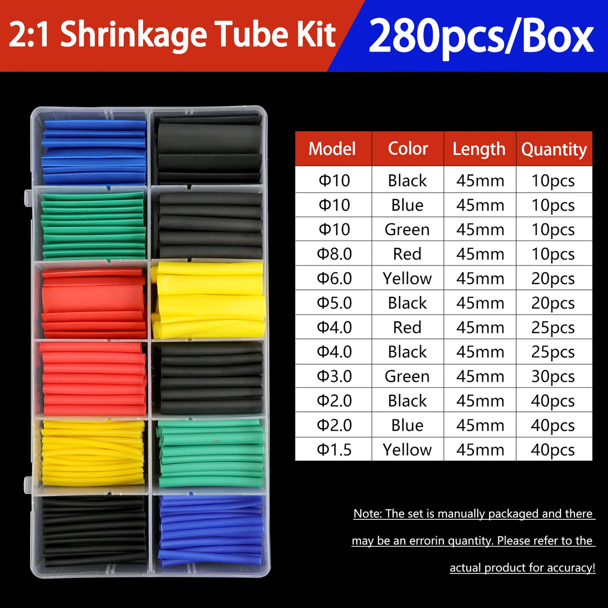 Heat Shrink Tubing Kit 73-900PCS 2:1 3:1 4:1 Ratio Cable Wire Insulation Sleeve Electrical Repair Protector Heat-Shrink Tube Set