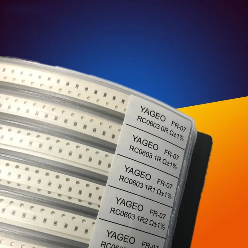 0201/0402/0603/0805/1206 SMD Resistor Sample Book, ±1% Tolerance, 170 Kinds Assortment Kit