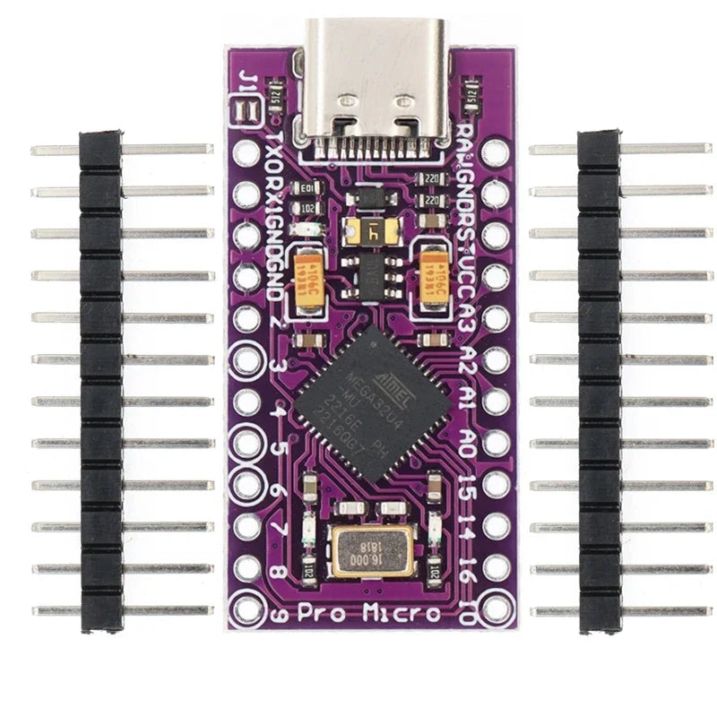 MICRO/TYPE-C USB ATMEGA32U4 Module 5V 16MHz Board For ATMEGA32U4-AU/MU Controller Pro-Micro Replace Pro Mini