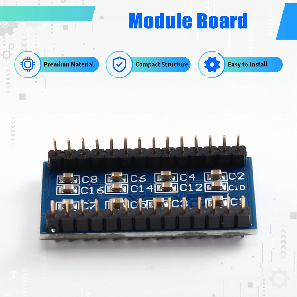 B27B 1PCS TDA1387 8 Parallel Replacement TDA1541 / TDA1541A For DAC Module