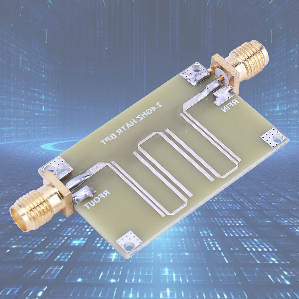 2.4GHZ Microstrip Bandpass Filter Double-Sided Printed Circuit Board Bandpass Filter Module Electronic Component