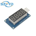TM1637 LED Display Module 4 Digit 7 Segment 0.36 Inch Red Common Anode Digital Tube for Arduino