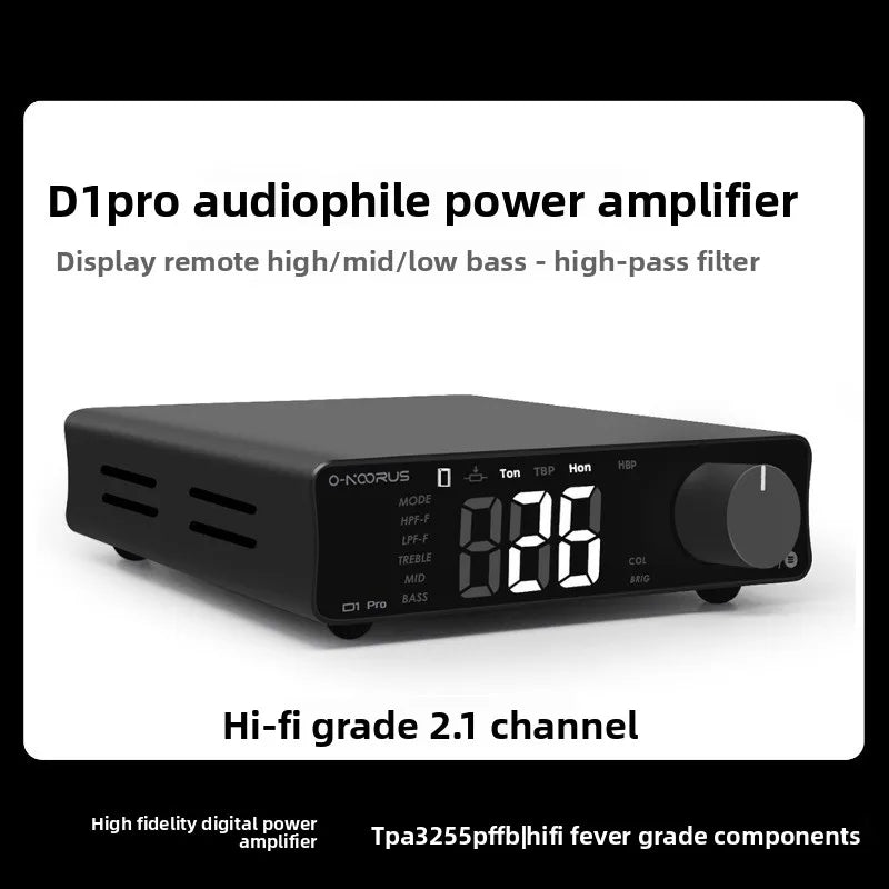 D1pro tpa3255 pffb stereo power amplifier 2.1 channel pure post-stage digital power amplifier